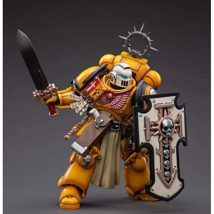 Figurină de acțiune Warhammer 40k 1/18 Primaris Space Marines Imperial Fists Bladeguard Veteran 12 cm poza produsului