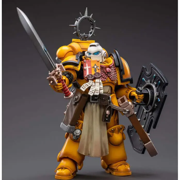 Figurină de acțiune Warhammer 40k 1/18 Primaris Space Marines Imperial Fists Bladeguard Veteran 12 cm poza produsului