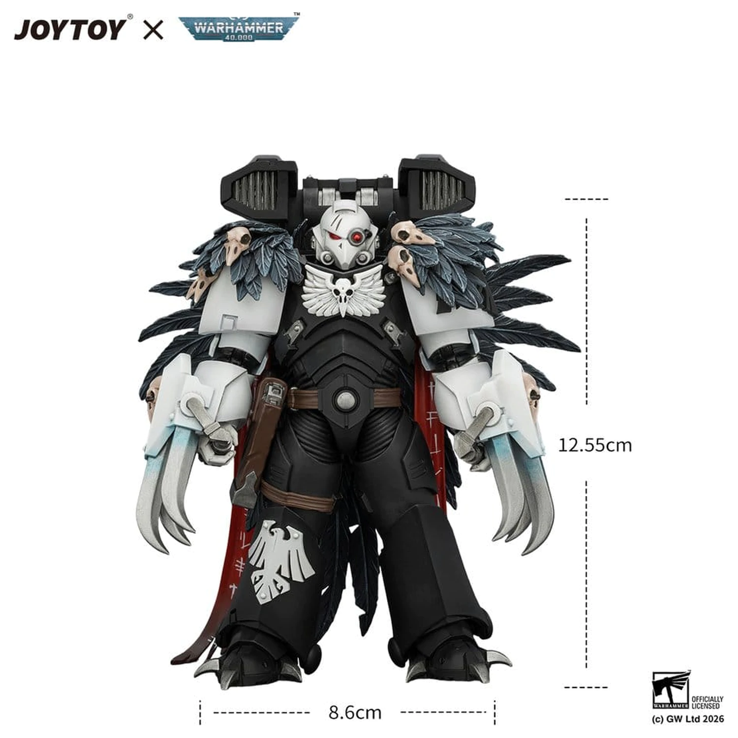 Warhammer Figurina de actiune Raven Guard Chapter Master Aethon Shaan 13 cm poza produsului