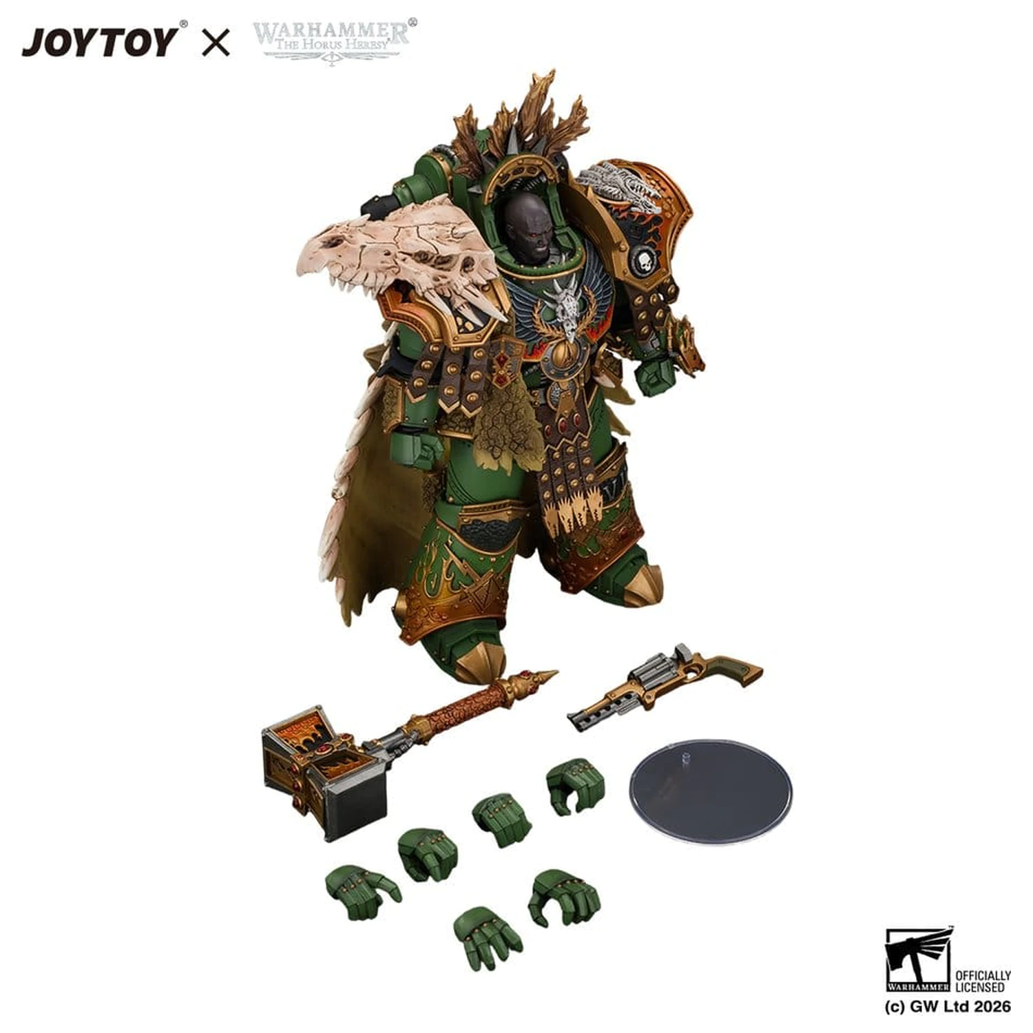 Warhammer Action Figure Salamanders Vulkan, Primarch of the XVIIIth Legion 21 cm poza produsului