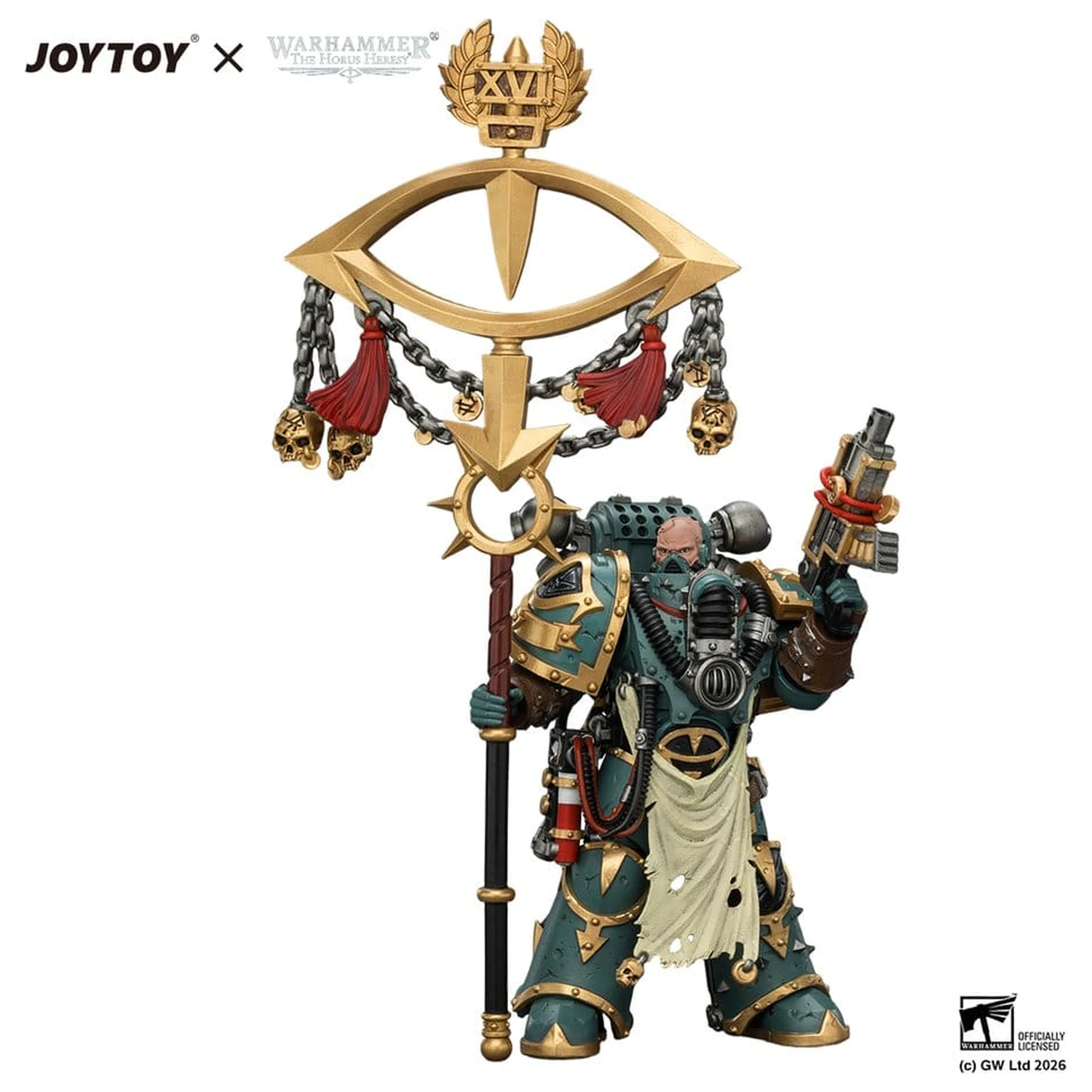 Warhammer Figurina Sons of Horus Maloghurst the Twisted, the Warmaster's Equerry 13 cm poza produsului