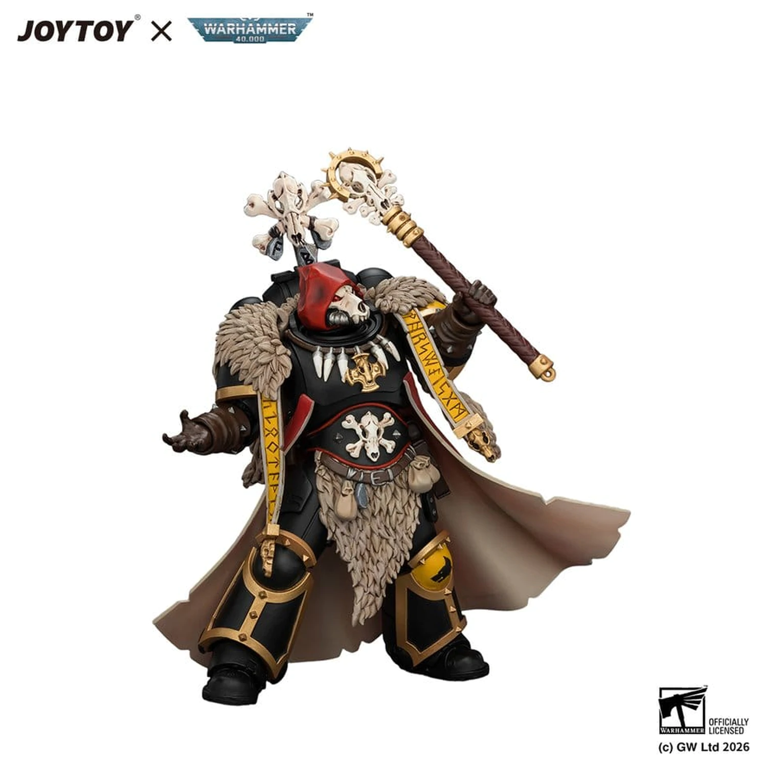 Warhammer Figurina de acțiune Space Wolves Wolf Priest 12 cm poza produsului