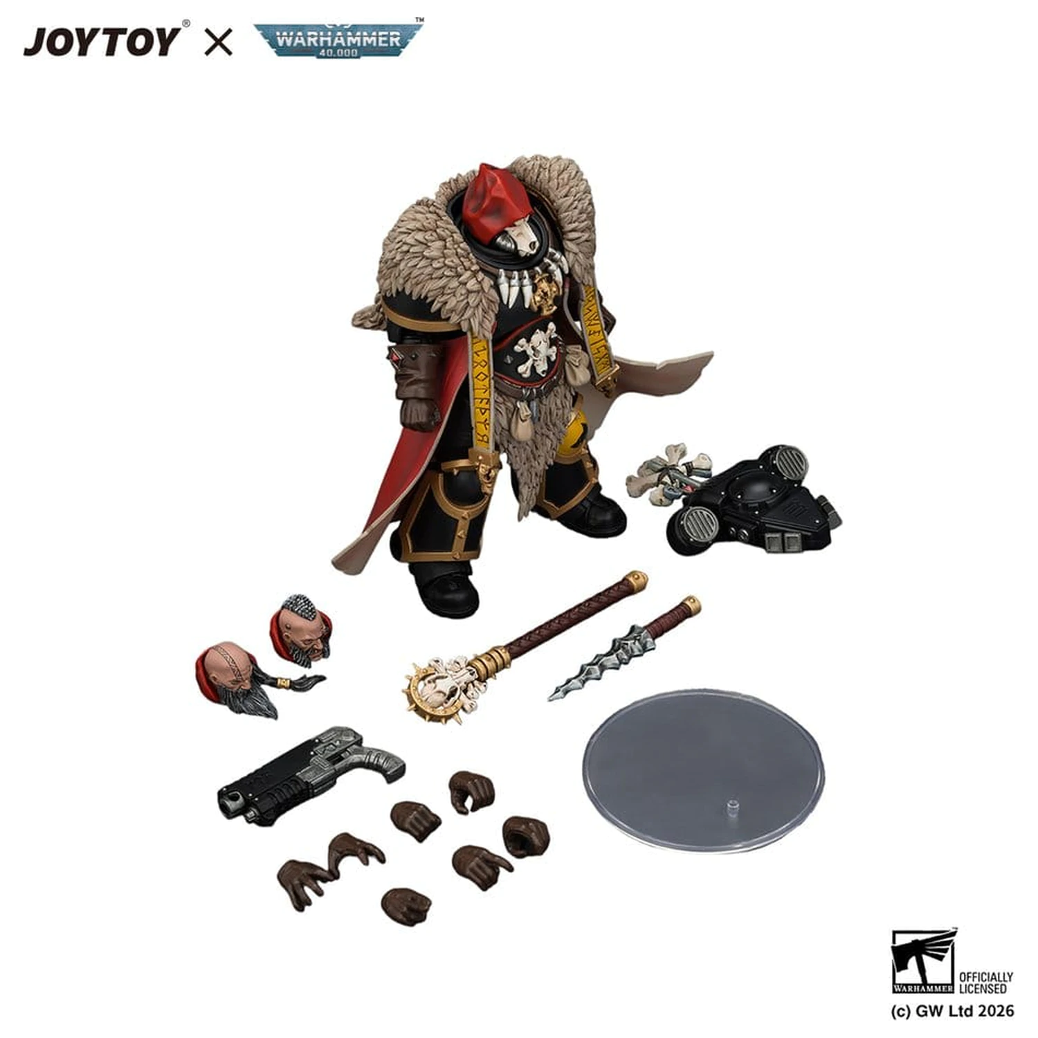 Warhammer Figurina de acțiune Space Wolves Wolf Priest 12 cm poza produsului