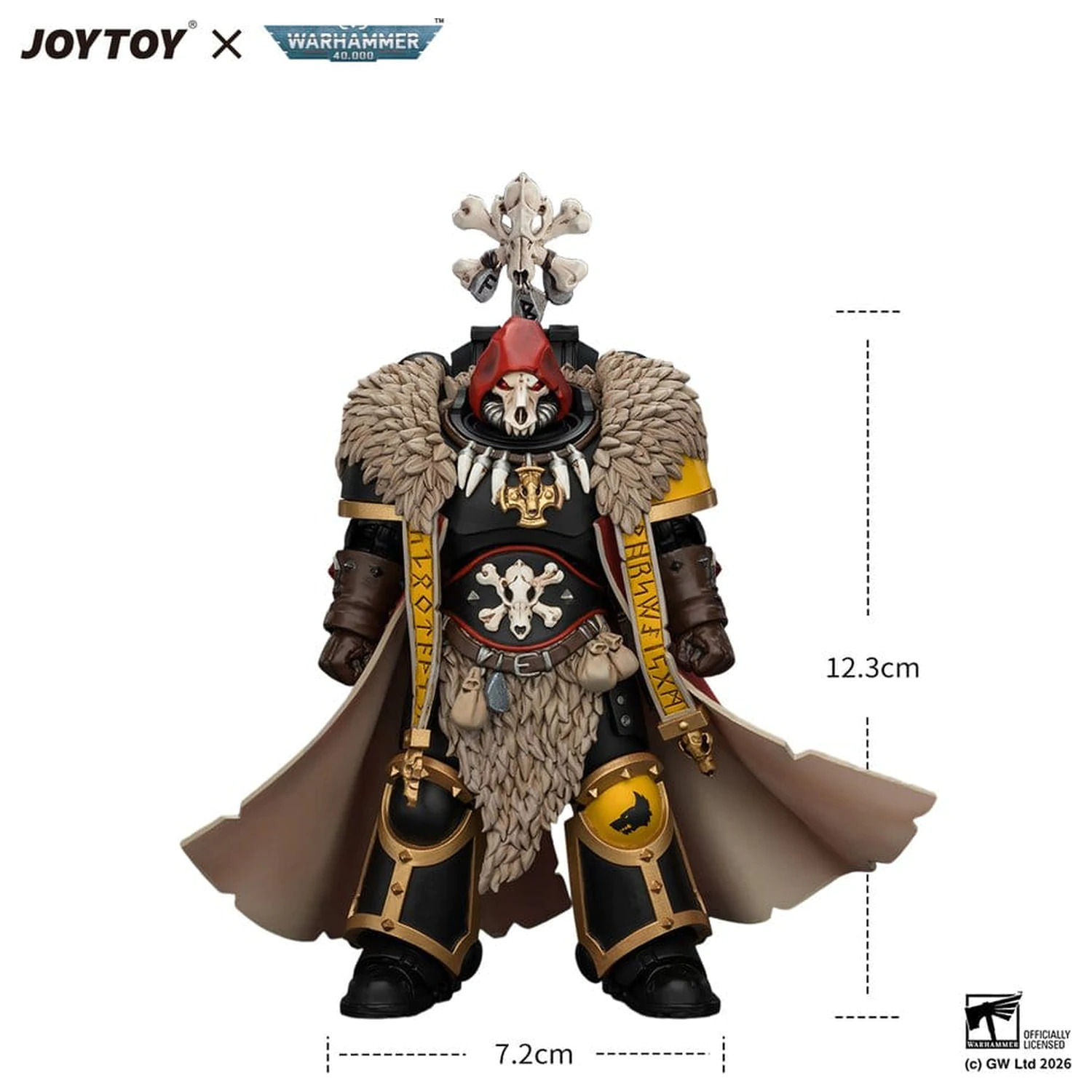Warhammer Figurina de acțiune Space Wolves Wolf Priest 12 cm poza produsului
