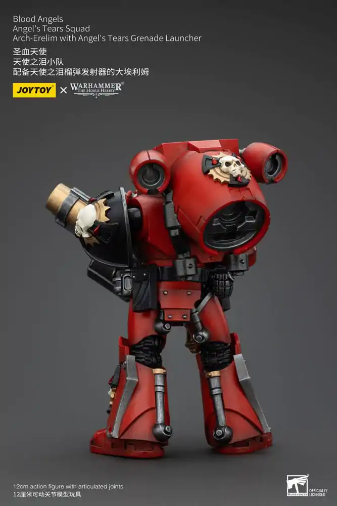 Figurină de acțiune Warhammer The Horus Heresy 1/18 Blood Angels Angel's Tears Squad Arch-Erelim cu lansator de grenade Angel's Tears 12 cm poza produsului