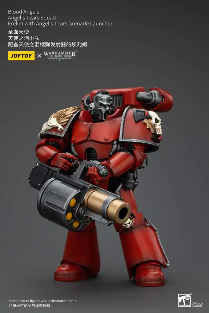 Warhammer The Horus Heresy Figurina de acțiune 1/18 Blood Angels Angel's Tears Squad Erelim cu Angel's Tears Grenade Launcher 12 cm poza produsului