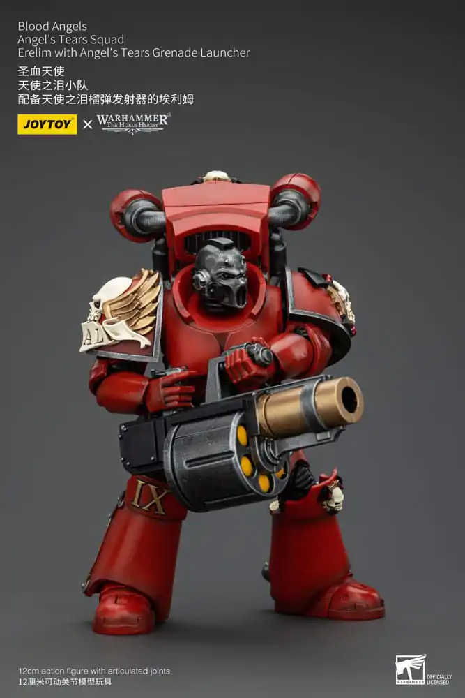 Warhammer The Horus Heresy Figurina de acțiune 1/18 Blood Angels Angel's Tears Squad Erelim cu Angel's Tears Grenade Launcher 12 cm poza produsului