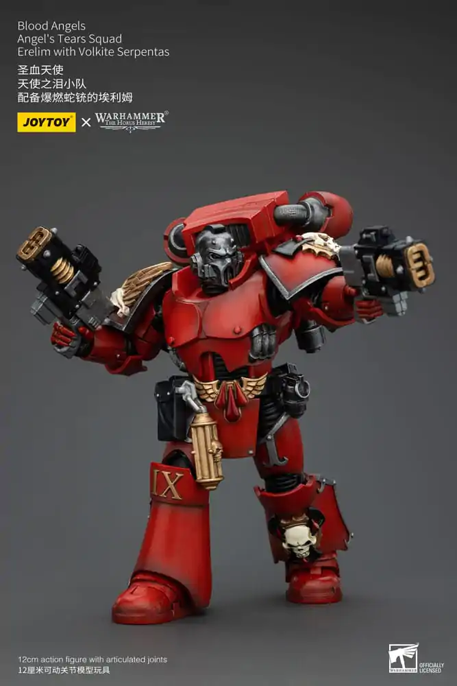 Warhammer The Horus Heresy Figurina de acțiune 1/18 Blood Angels Angel's Tears Squad Erelim cu Volkite Serpentas 12 cm poza produsului