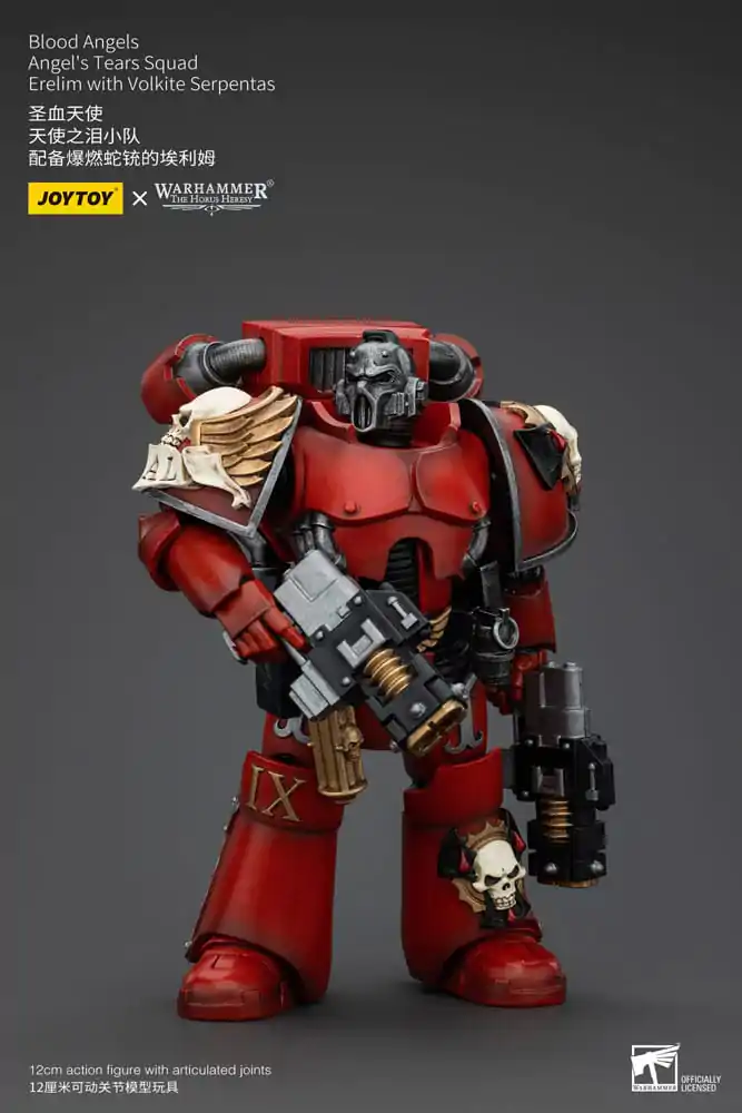 Warhammer The Horus Heresy Figurina de acțiune 1/18 Blood Angels Angel's Tears Squad Erelim cu Volkite Serpentas 12 cm poza produsului