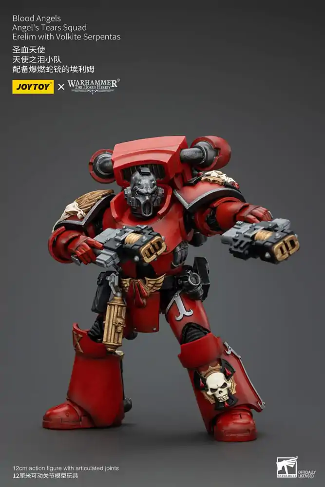 Warhammer The Horus Heresy Figurina de acțiune 1/18 Blood Angels Angel's Tears Squad Erelim cu Volkite Serpentas 12 cm poza produsului