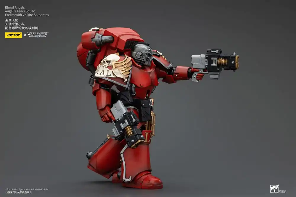 Warhammer The Horus Heresy Figurina de acțiune 1/18 Blood Angels Angel's Tears Squad Erelim cu Volkite Serpentas 12 cm poza produsului