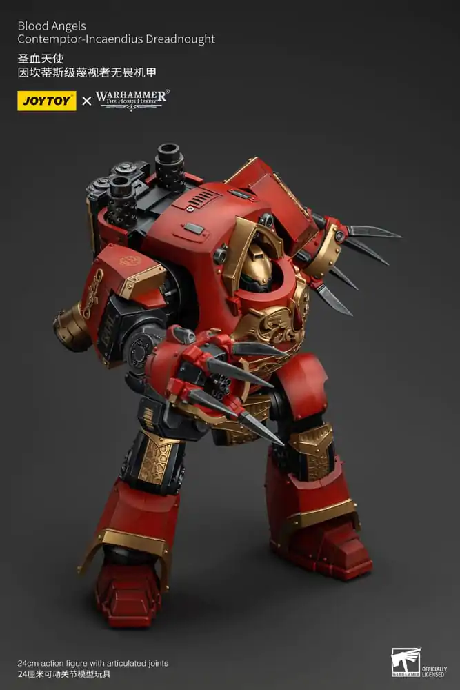 Warhammer The Horus Heresy Figurina de acțiune 1/18 Blood Angels Contemptor-Incaendius Dreadnought 24 cm poza produsului