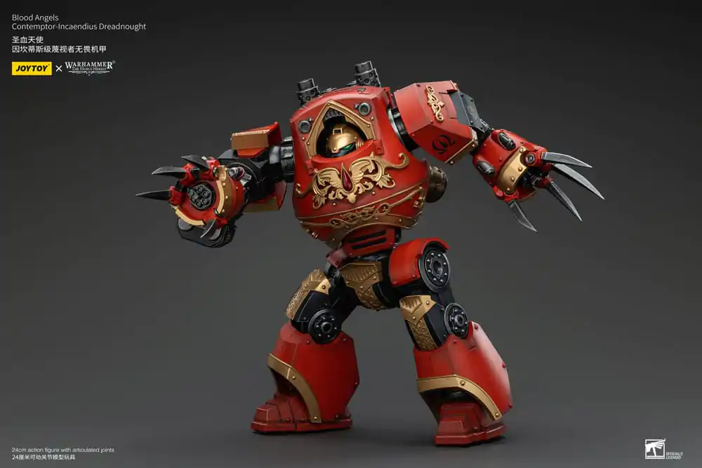 Warhammer The Horus Heresy Figurina de acțiune 1/18 Blood Angels Contemptor-Incaendius Dreadnought 24 cm poza produsului