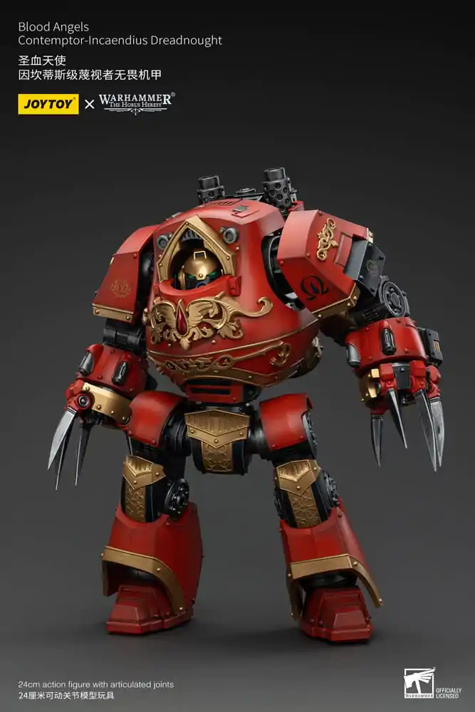 Warhammer The Horus Heresy Figurina de acțiune 1/18 Blood Angels Contemptor-Incaendius Dreadnought 24 cm poza produsului