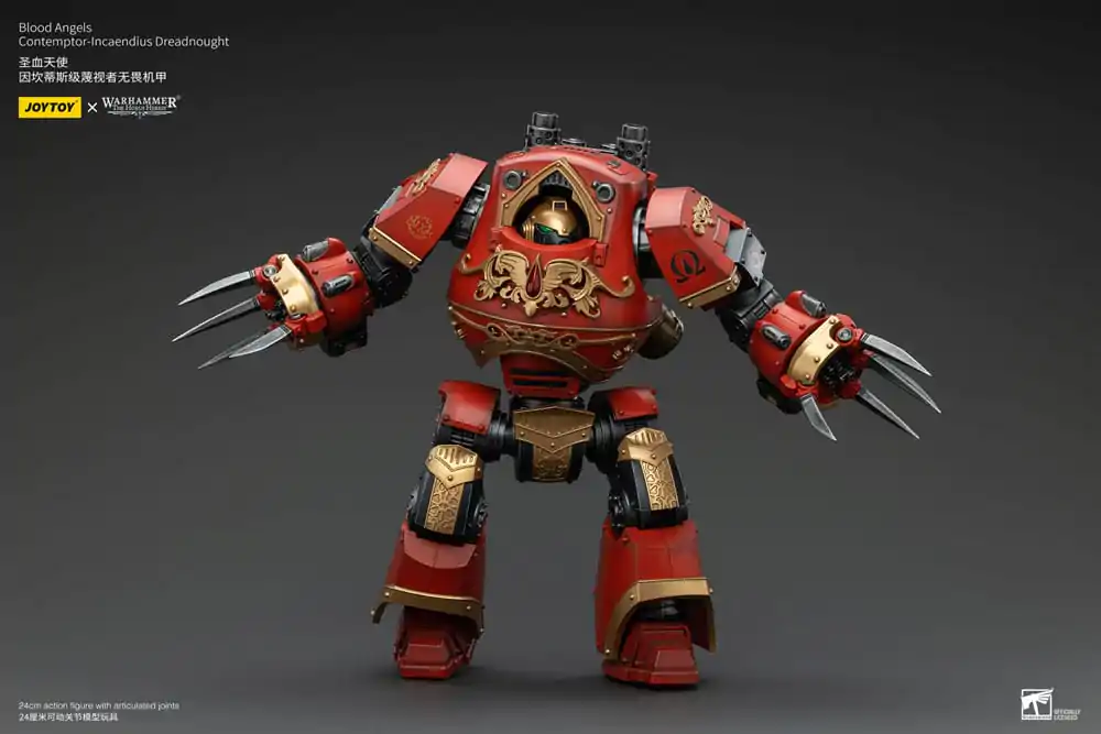 Warhammer The Horus Heresy Figurina de acțiune 1/18 Blood Angels Contemptor-Incaendius Dreadnought 24 cm poza produsului