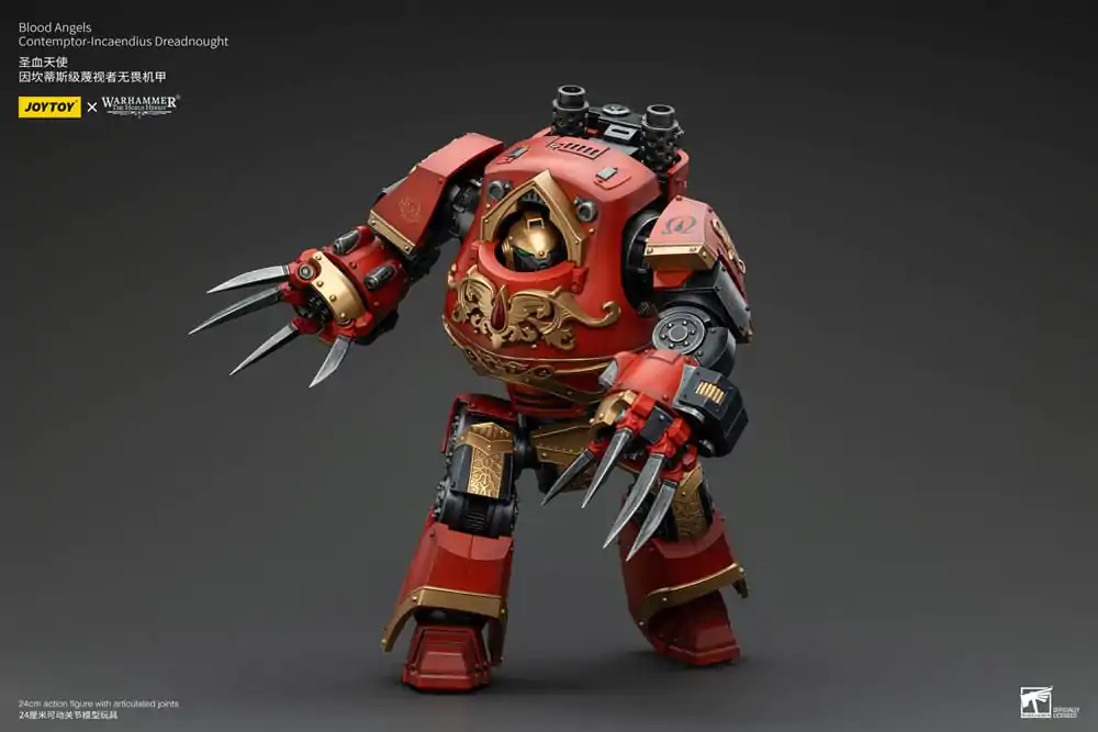 Warhammer The Horus Heresy Figurina de acțiune 1/18 Blood Angels Contemptor-Incaendius Dreadnought 24 cm poza produsului