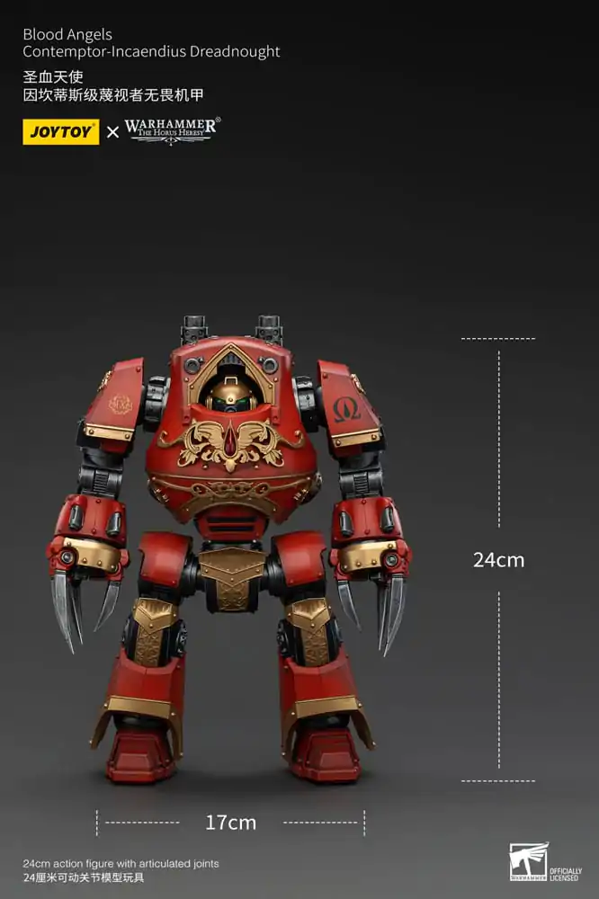 Warhammer The Horus Heresy Figurina de acțiune 1/18 Blood Angels Contemptor-Incaendius Dreadnought 24 cm poza produsului