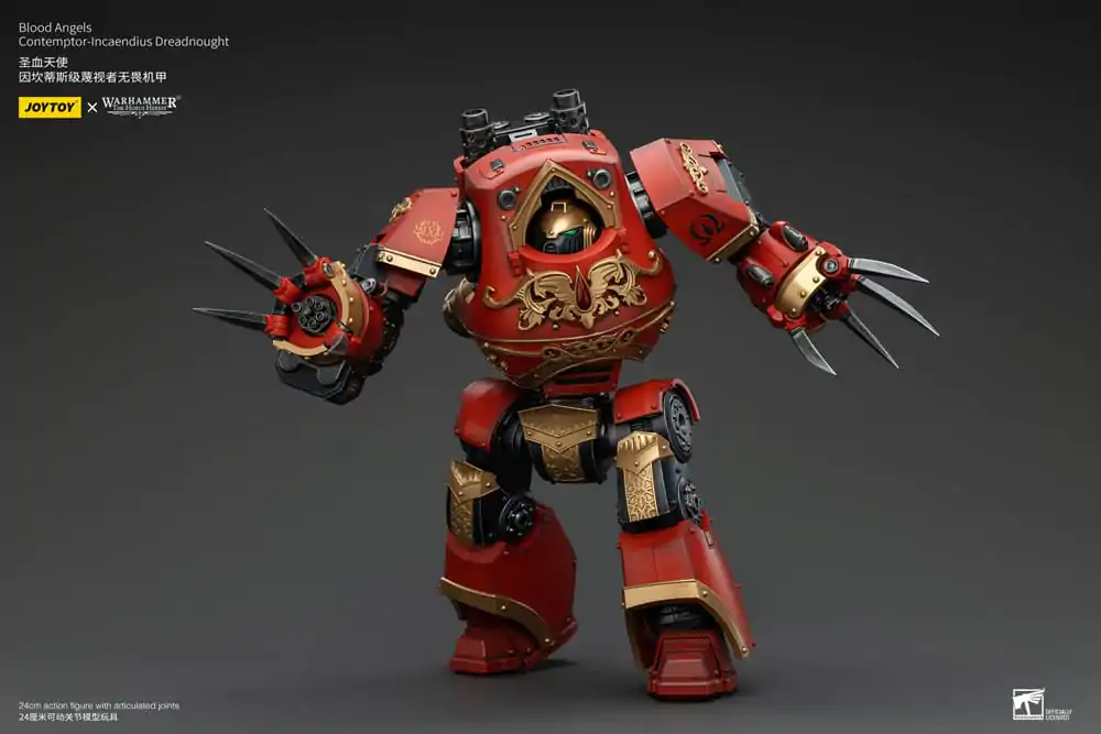 Warhammer The Horus Heresy Figurina de acțiune 1/18 Blood Angels Contemptor-Incaendius Dreadnought 24 cm poza produsului