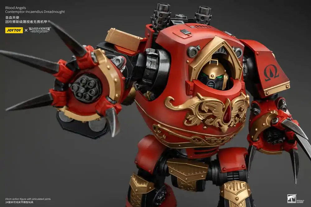 Warhammer The Horus Heresy Figurina de acțiune 1/18 Blood Angels Contemptor-Incaendius Dreadnought 24 cm poza produsului