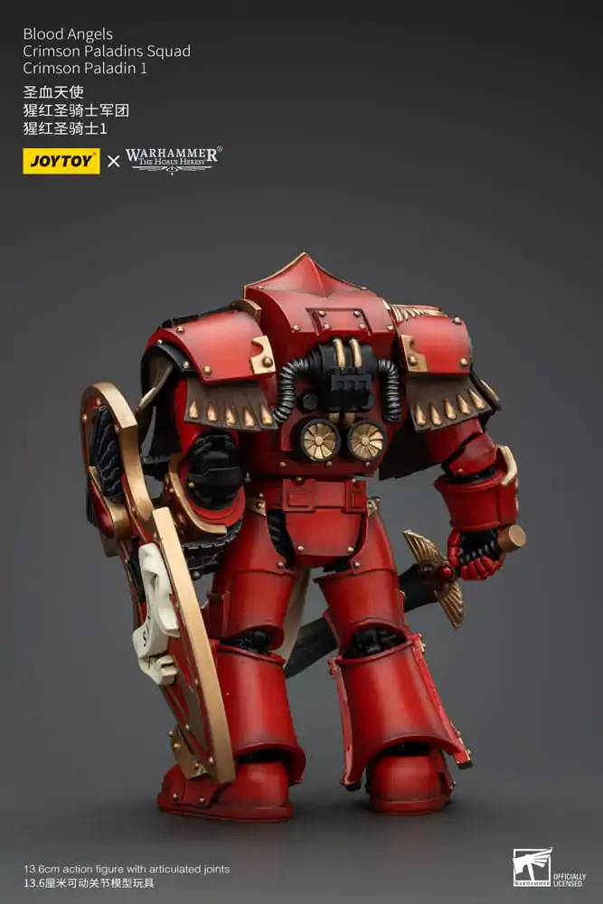 Warhammer The Horus Heresy Figurina de acțiune 1/18 Blood Angels Crimson Paladins Squad Crimson Paladin 1 14 cm poza produsului