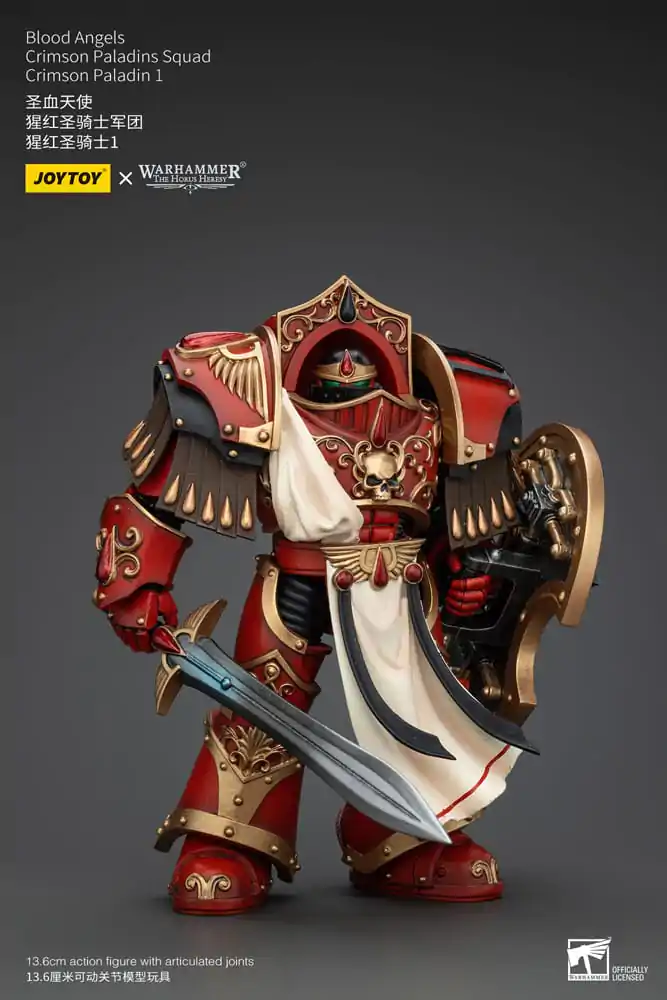 Warhammer The Horus Heresy Figurina de acțiune 1/18 Blood Angels Crimson Paladins Squad Crimson Paladin 1 14 cm poza produsului