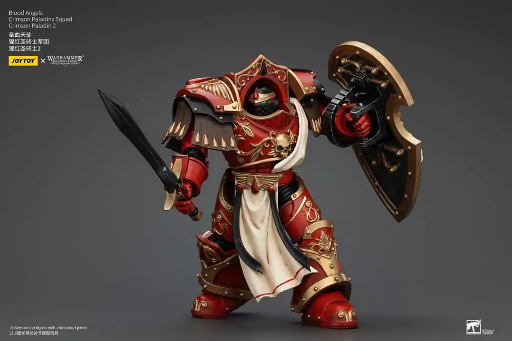 Warhammer The Horus Heresy Figurina de Acțiune 1/18 Blood Angels Crimson Paladins Squad Crimson Paladin 2 14 cm poza produsului