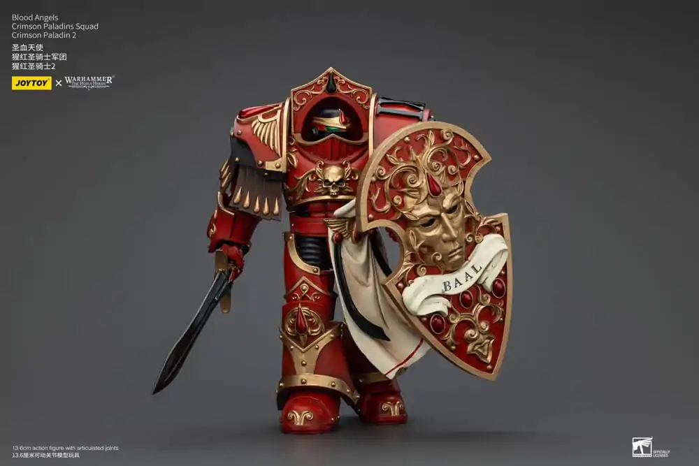 Warhammer The Horus Heresy Figurina de Acțiune 1/18 Blood Angels Crimson Paladins Squad Crimson Paladin 2 14 cm poza produsului