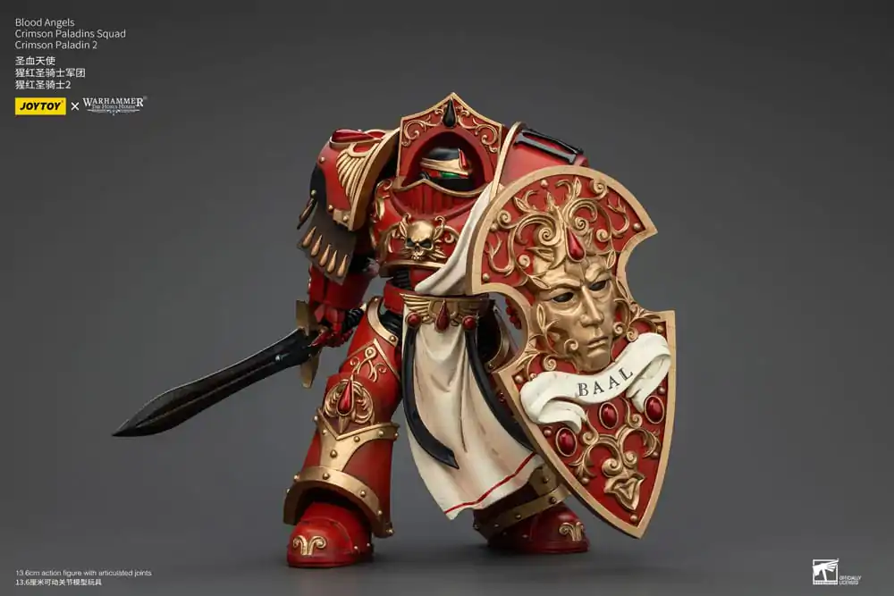 Warhammer The Horus Heresy Figurina de Acțiune 1/18 Blood Angels Crimson Paladins Squad Crimson Paladin 2 14 cm poza produsului