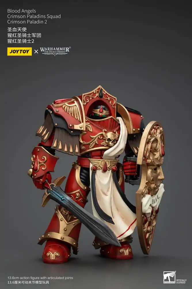 Warhammer The Horus Heresy Figurina de Acțiune 1/18 Blood Angels Crimson Paladins Squad Crimson Paladin 2 14 cm poza produsului