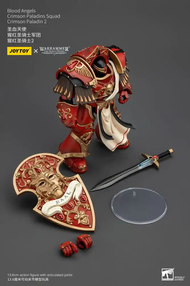 Warhammer The Horus Heresy Figurina de Acțiune 1/18 Blood Angels Crimson Paladins Squad Crimson Paladin 2 14 cm poza produsului