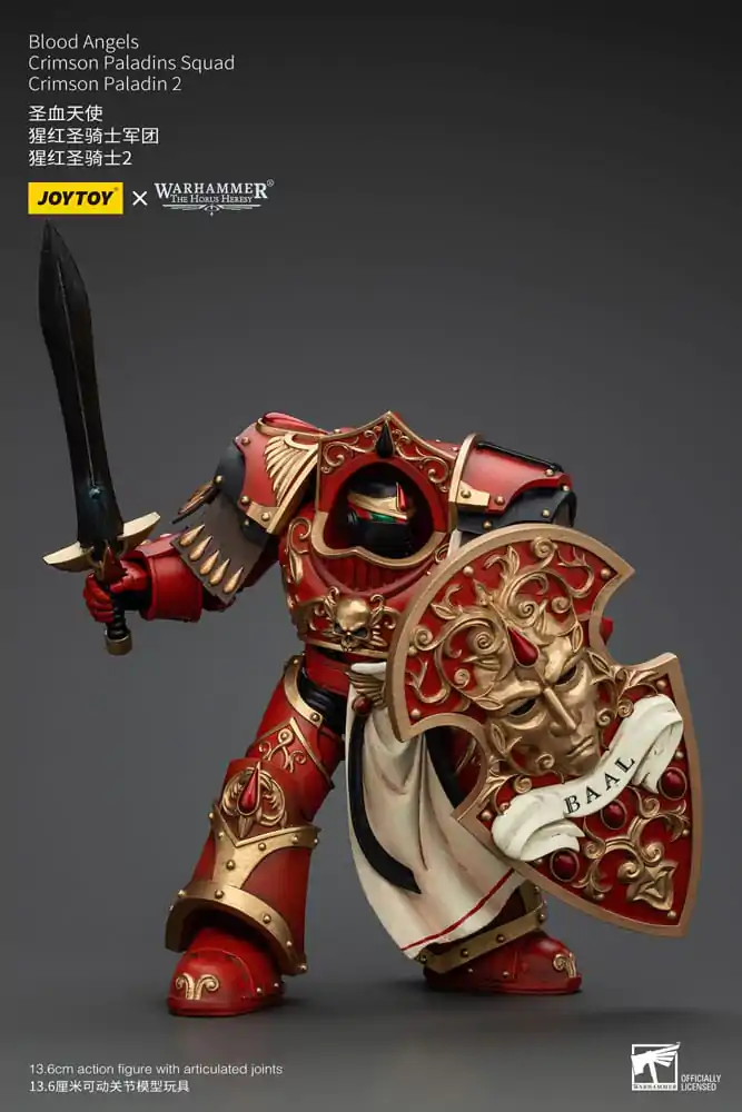 Warhammer The Horus Heresy Figurina de Acțiune 1/18 Blood Angels Crimson Paladins Squad Crimson Paladin 2 14 cm poza produsului