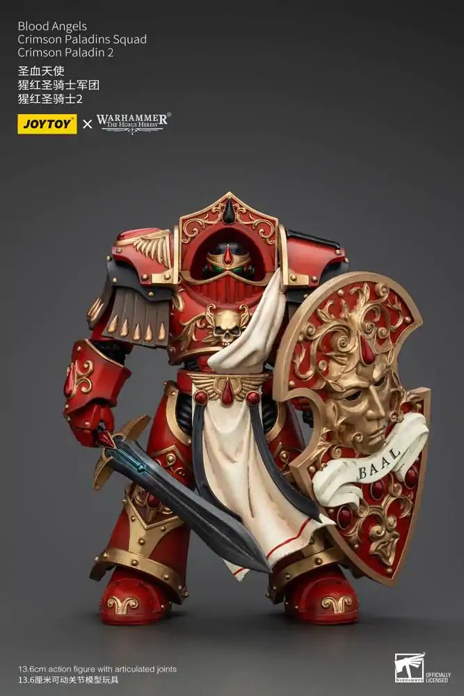 Warhammer The Horus Heresy Figurina de Acțiune 1/18 Blood Angels Crimson Paladins Squad Crimson Paladin 2 14 cm poza produsului