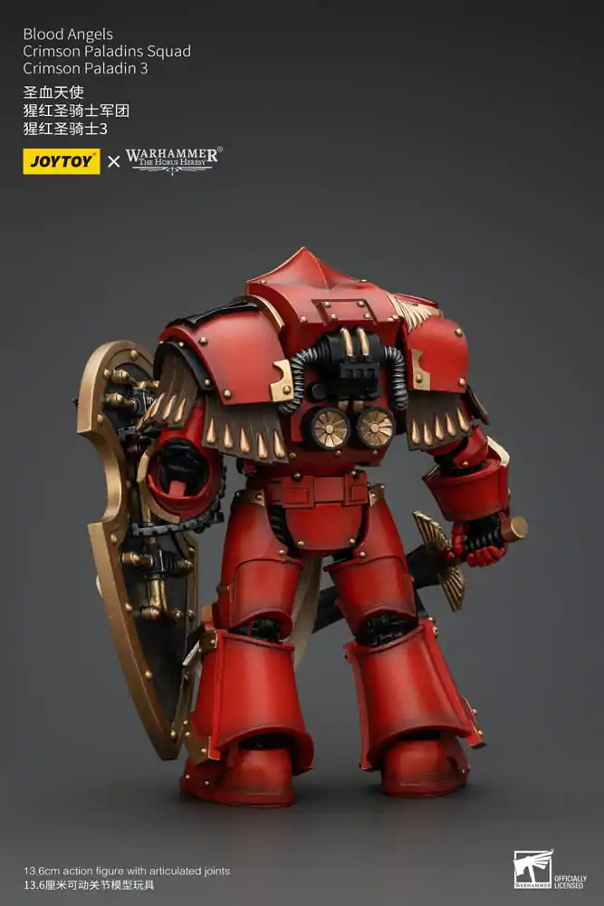 Warhammer The Horus Heresy Figurina de acțiune 1/18 Blood Angels Crimson Paladins Squad Crimson Paladin 3 14 cm poza produsului