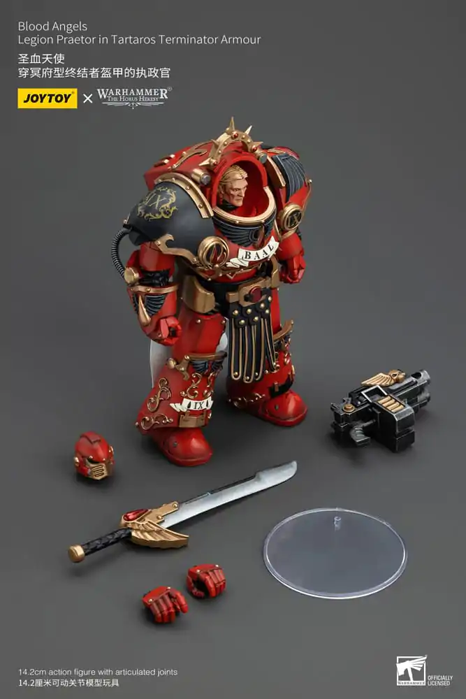 Warhammer The Horus Heresy Figurina de Acțiune 1/18 Blood Angels Legion Praetor în Armură Terminator Tartaros 14 cm poza produsului