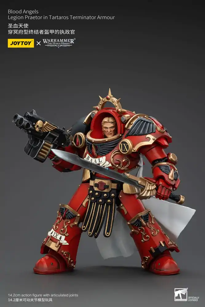 Warhammer The Horus Heresy Figurina de Acțiune 1/18 Blood Angels Legion Praetor în Armură Terminator Tartaros 14 cm poza produsului