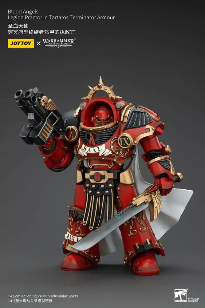 Warhammer The Horus Heresy Figurina de Acțiune 1/18 Blood Angels Legion Praetor în Armură Terminator Tartaros 14 cm poza produsului