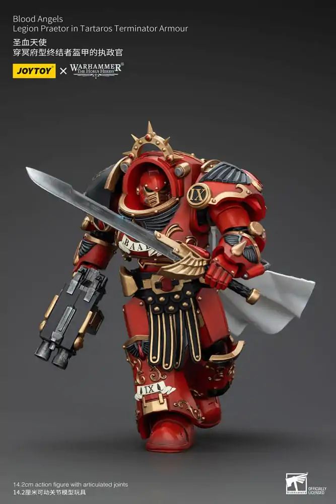 Warhammer The Horus Heresy Figurina de Acțiune 1/18 Blood Angels Legion Praetor în Armură Terminator Tartaros 14 cm poza produsului