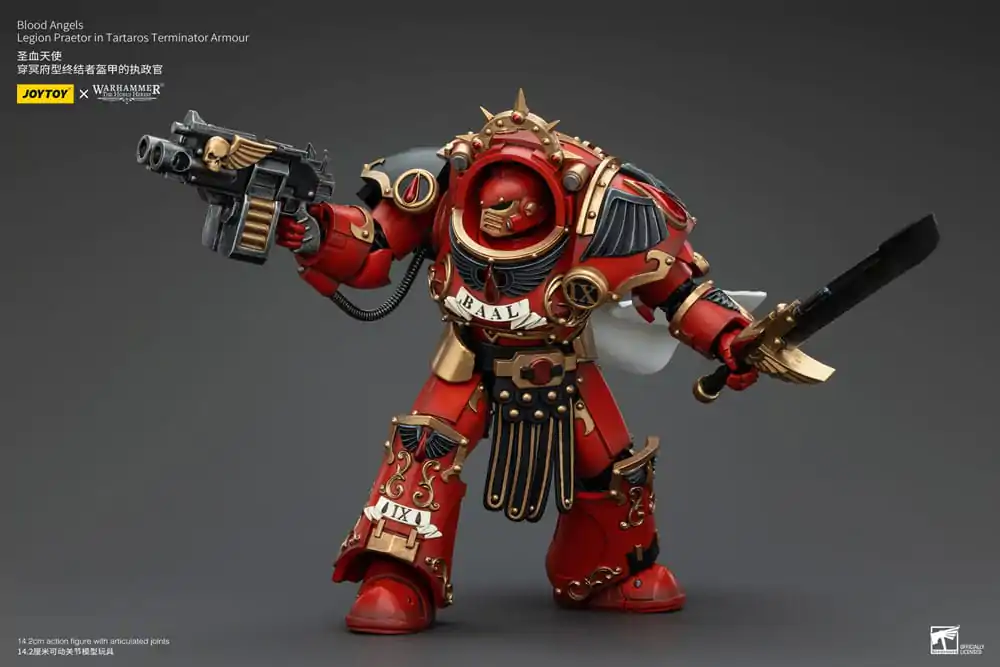 Warhammer The Horus Heresy Figurina de Acțiune 1/18 Blood Angels Legion Praetor în Armură Terminator Tartaros 14 cm poza produsului