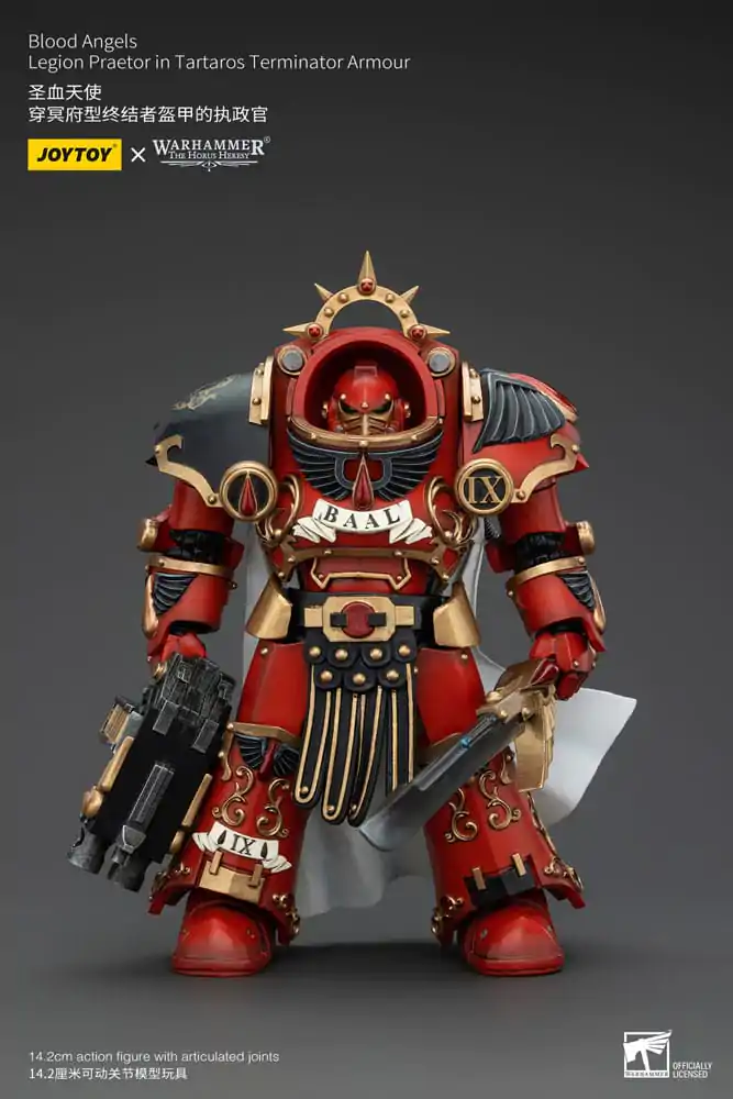 Warhammer The Horus Heresy Figurina de Acțiune 1/18 Blood Angels Legion Praetor în Armură Terminator Tartaros 14 cm poza produsului