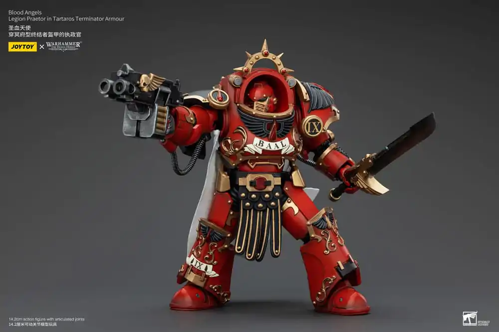 Warhammer The Horus Heresy Figurina de Acțiune 1/18 Blood Angels Legion Praetor în Armură Terminator Tartaros 14 cm poza produsului