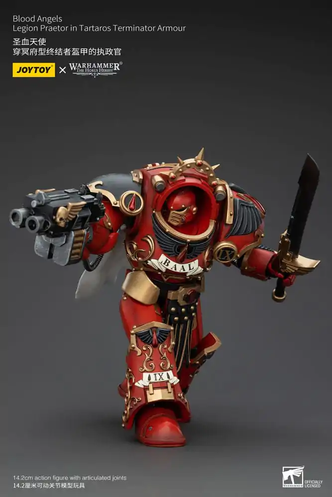 Warhammer The Horus Heresy Figurina de Acțiune 1/18 Blood Angels Legion Praetor în Armură Terminator Tartaros 14 cm poza produsului