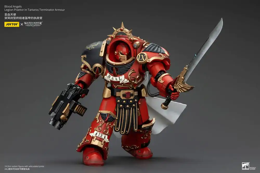 Warhammer The Horus Heresy Figurina de Acțiune 1/18 Blood Angels Legion Praetor în Armură Terminator Tartaros 14 cm poza produsului