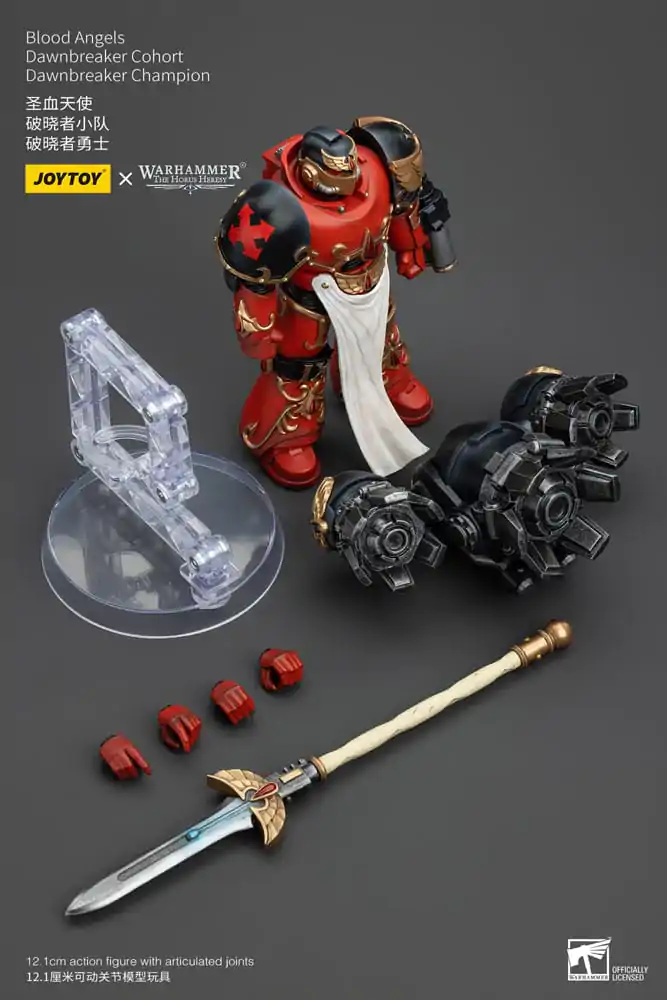 Warhammer The Horus Heresy Figurina de acțiune 1/18 Blood Angels Raldoron First Captain of the Blood Angels 13 cm poza produsului
