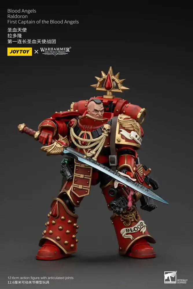 Warhammer The Horus Heresy Figurina de Acțiune 1/18 Blood Angels Raldoron First Captain of the Blood Angels 13 cm poza produsului