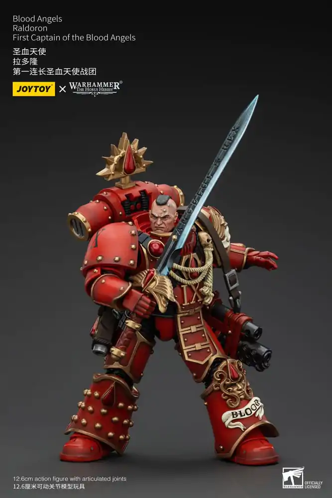 Warhammer The Horus Heresy Figurina de Acțiune 1/18 Blood Angels Raldoron First Captain of the Blood Angels 13 cm poza produsului