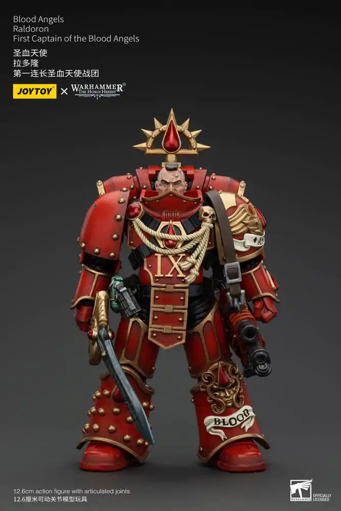 Warhammer The Horus Heresy Figurina de Acțiune 1/18 Blood Angels Raldoron First Captain of the Blood Angels 13 cm poza produsului