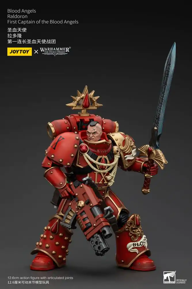 Warhammer The Horus Heresy Figurina de Acțiune 1/18 Blood Angels Raldoron First Captain of the Blood Angels 13 cm poza produsului