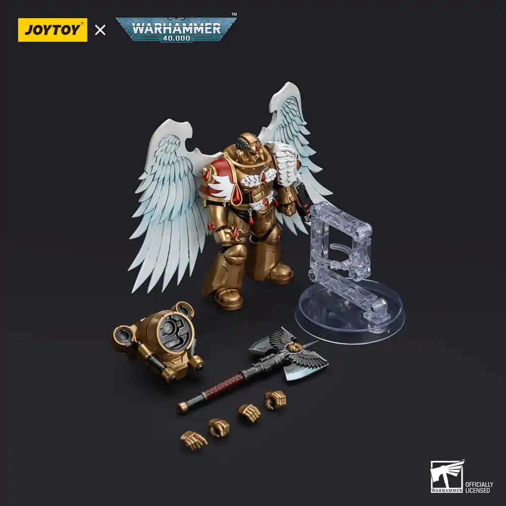 Figurină de acțiune Warhammer 40,000 1/18 Blood Angels Sanguinary Guard cu Encarmine Axe 12 cm poza produsului