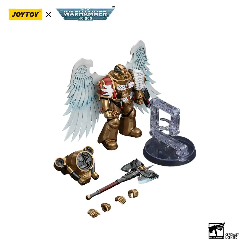 Figurină de acțiune Warhammer 40,000 1/18 Blood Angels Sanguinary Guard cu Encarmine Axe 12 cm poza produsului