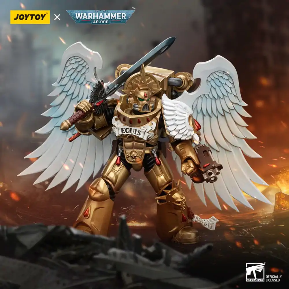 Warhammer 40,000 figurină de acțiune 1/18 Blood Angels Sanguinary Guard cu Encarmine Sword 2 12 cm poza produsului